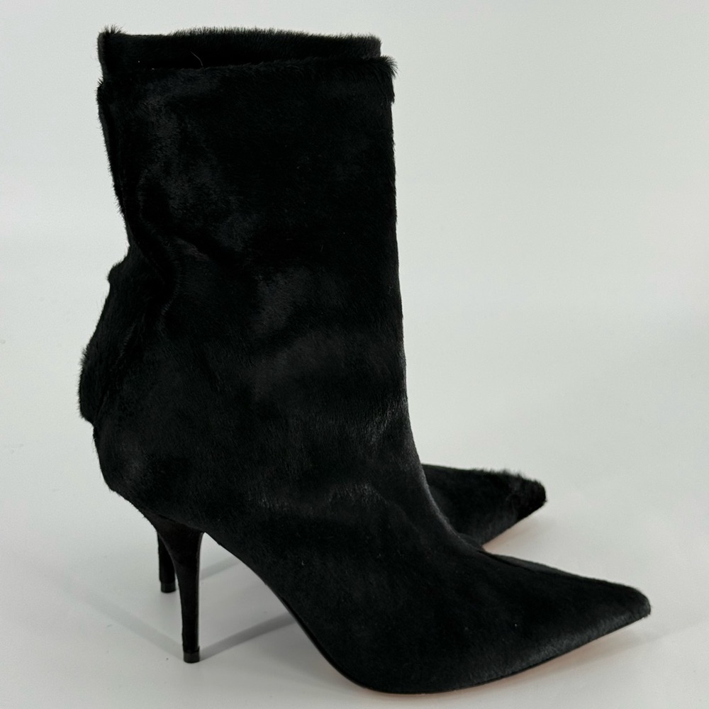 Tabitha Simmons Calf Hair Pointy Toe‎ High Heel Boots 39 / 9